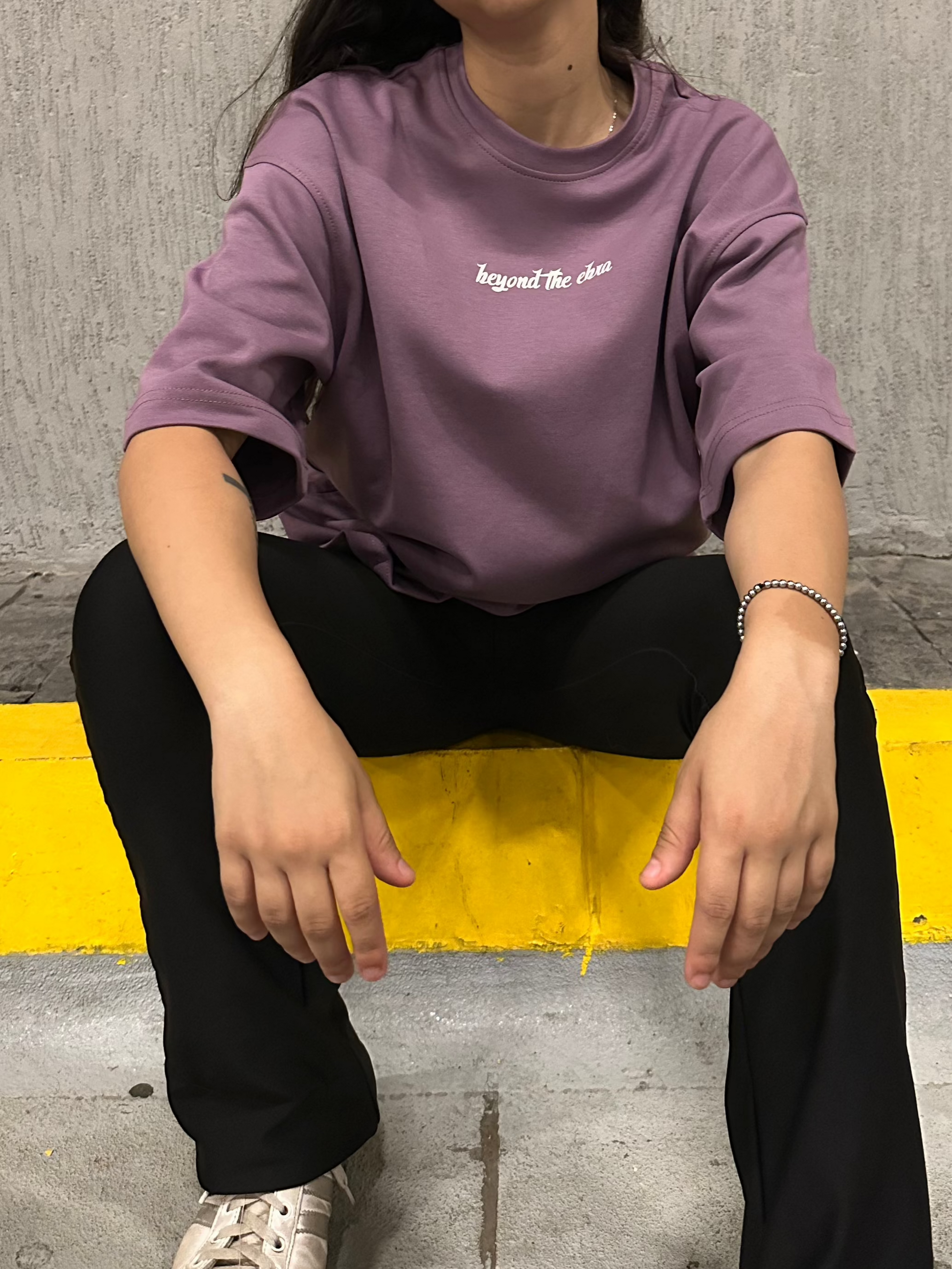 MAUVE BTE OVERSIZED T-SHIRT