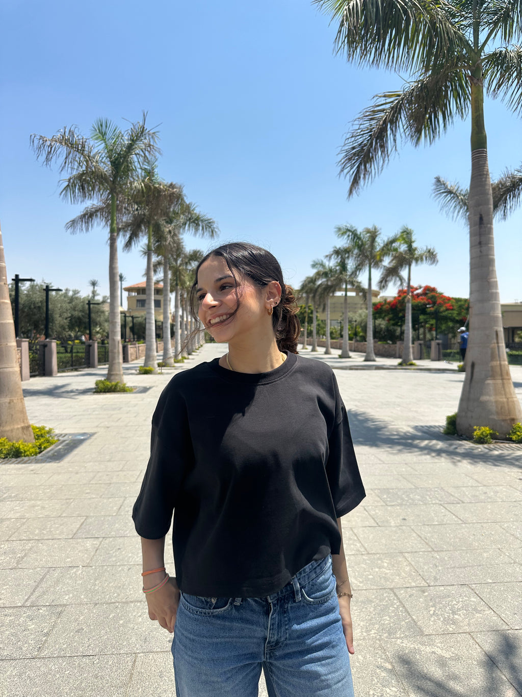 CROPPED OVERSIZED T-SHIRT