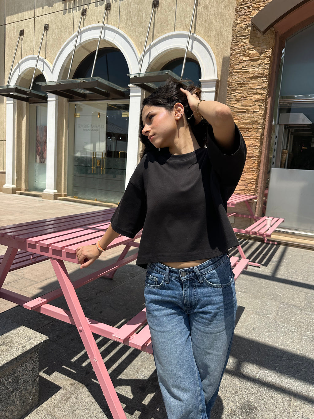 CROPPED OVERSIZED T-SHIRT