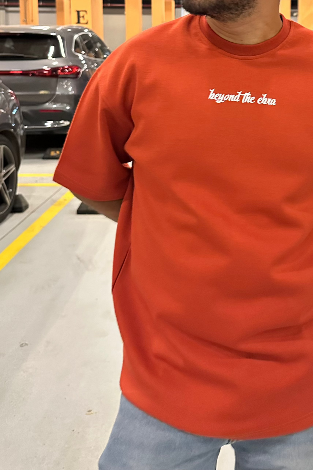 DARK ORANGE BTE OVERSIZED T-SHIRT