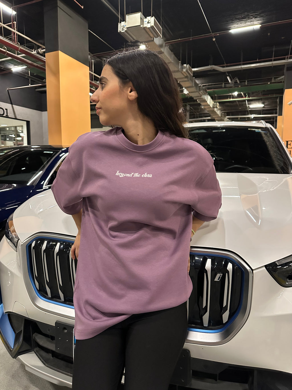 MAUVE BTE OVERSIZED T-SHIRT