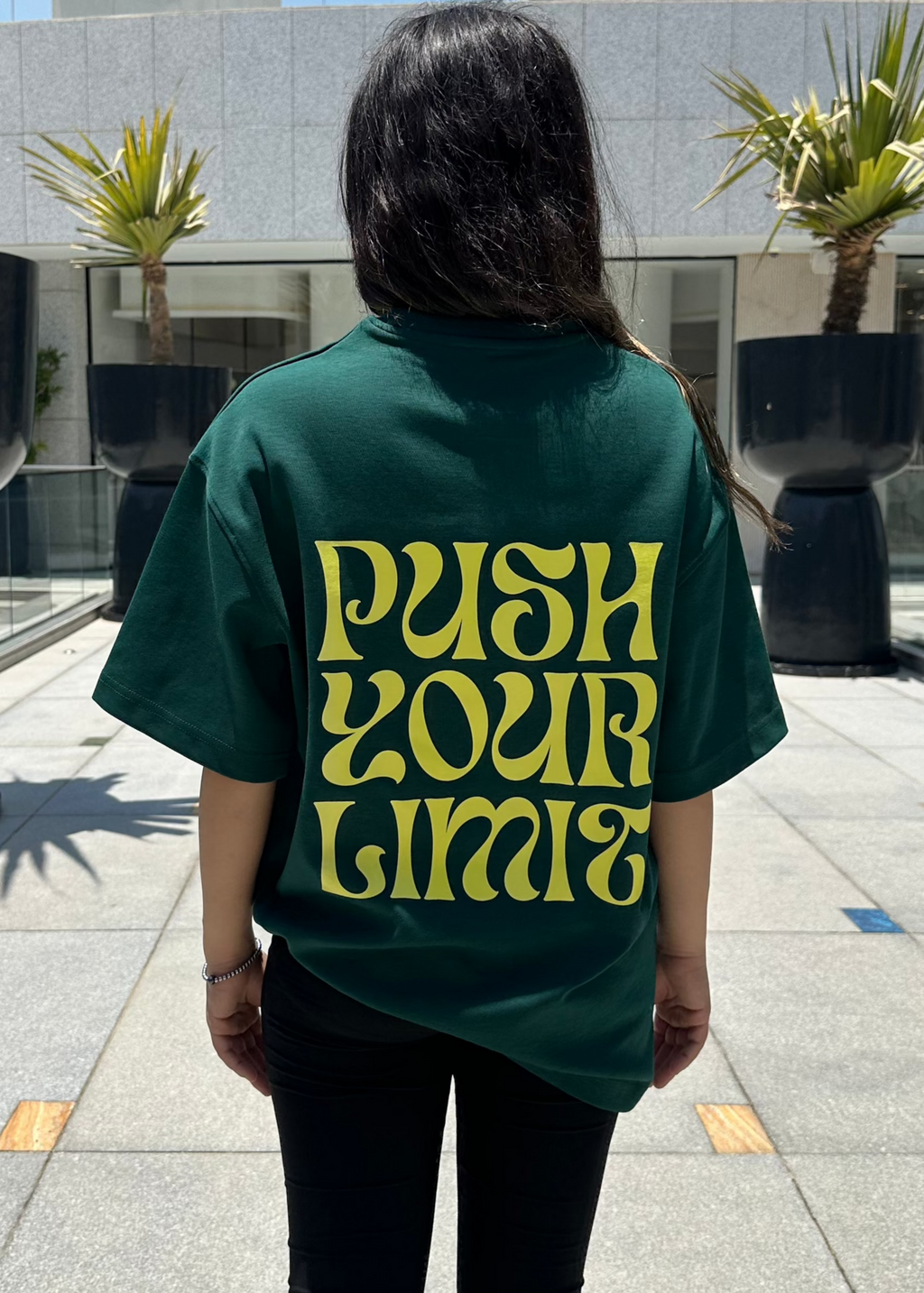PUSH YOUR LIMIT OVERSIZED T-SHIRT